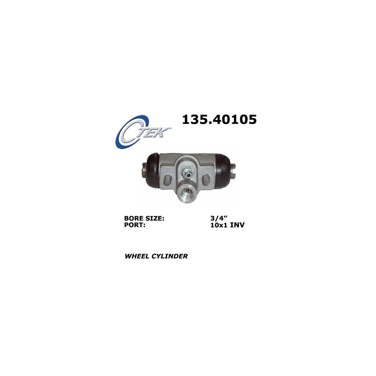 Centric Parts Drum Brake Wheel Cylinder Standard for 1980-1989 Honda Civic CRX Prelude 135.40105