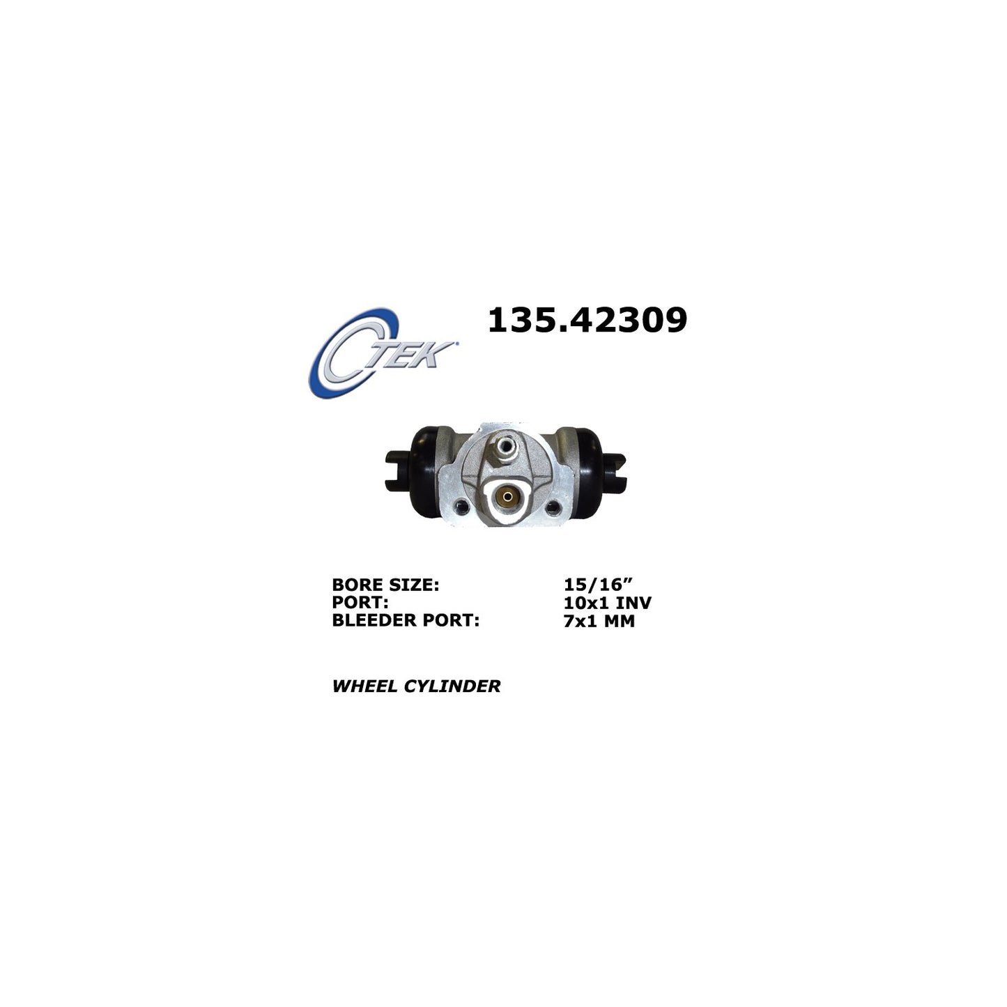 Centric Parts Drum Brake Wheel Cylinder Standard for Nissan 720 1986-1985 D21 1989-1986 Pathfinder 1995-1992 135.42309