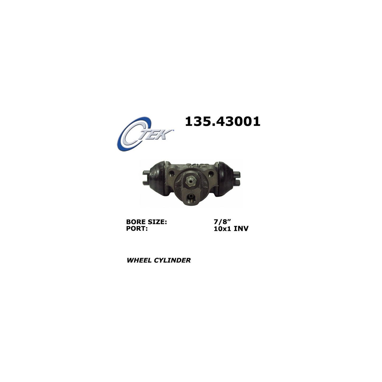 Centric Parts Drum Brake Wheel Cylinder Standard 135.43001