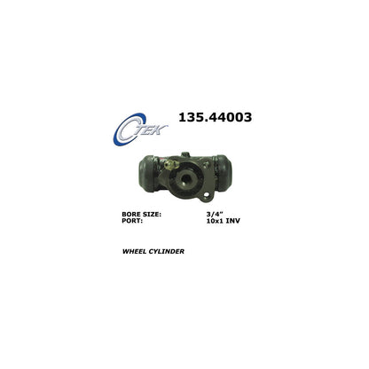 Centric Parts Drum Brake Wheel Cylinder Standard for 1987-1991 Toyota Camry 135.44003