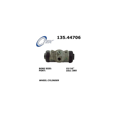 Centric Parts Drum Brake Wheel Cylinder Standard for Toyota Pickup 1984-1978, 1986, 1995-1999 and Tacoma 1995-2020 135.44706