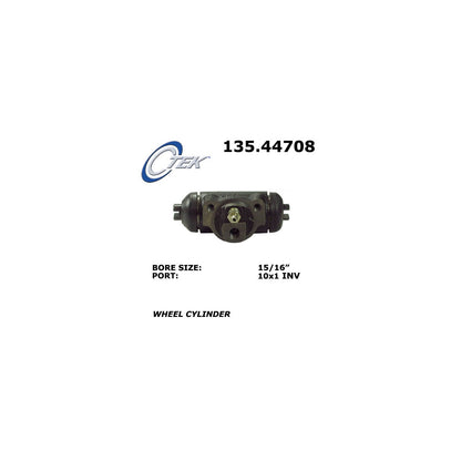 Centric Parts Drum Brake Wheel Cylinder Standard for 1988-1991 Toyota 4Runner 135.44708