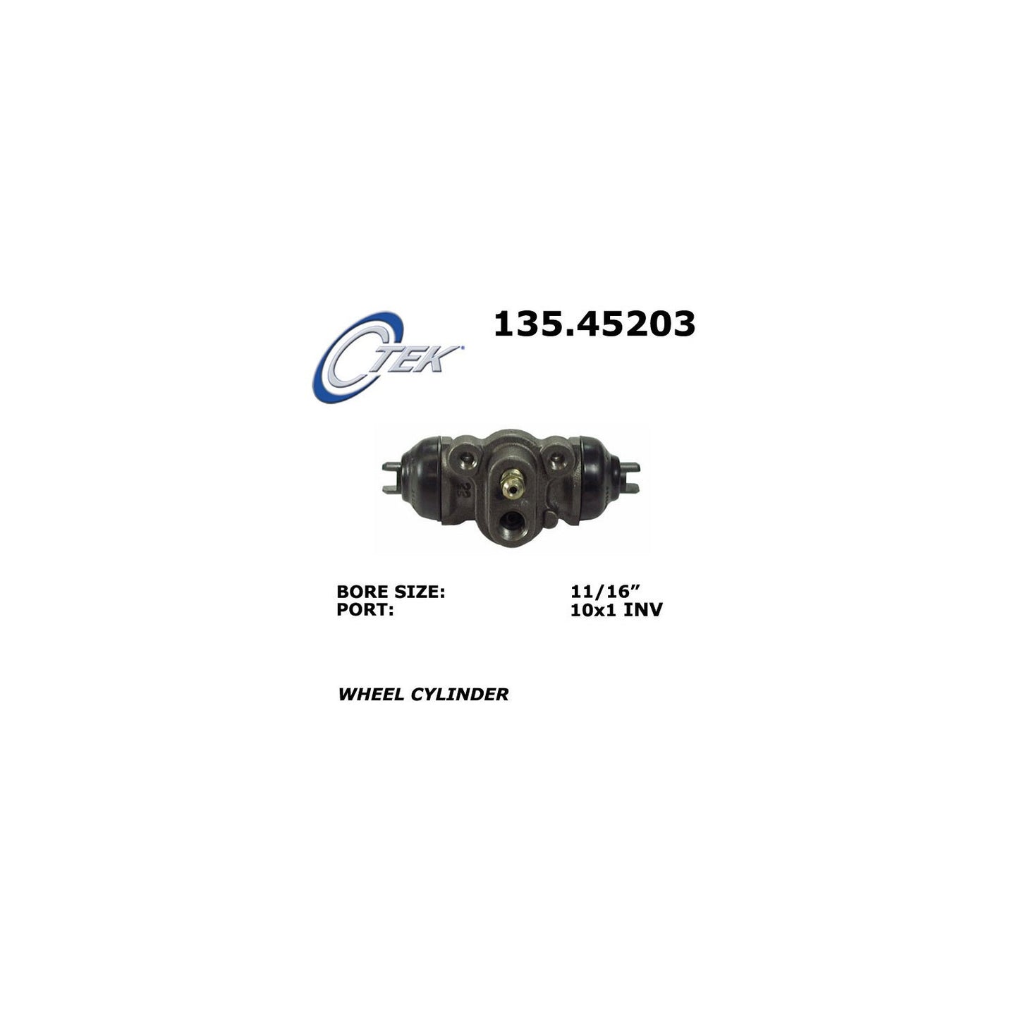 Centric Parts Drum Brake Wheel Cylinder Standard for 1990-2005 Chrysler/Dodge/Ford Vehicles 135.45203
