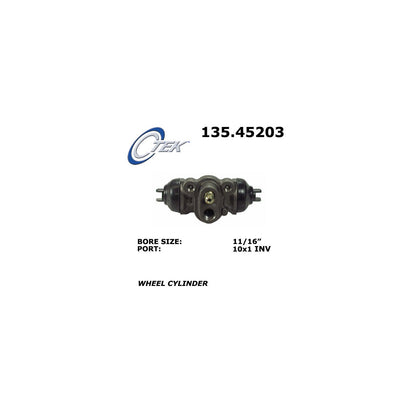 Centric Parts Drum Brake Wheel Cylinder Standard for 1990-2005 Chrysler/Dodge/Ford Vehicles 135.45203
