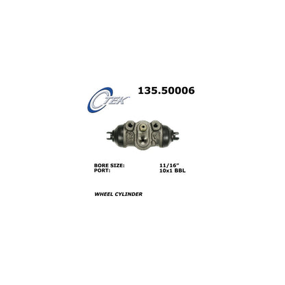Centric Parts Drum Brake Wheel Cylinder Standard for 2003-2005 Kia Rio 135.50006