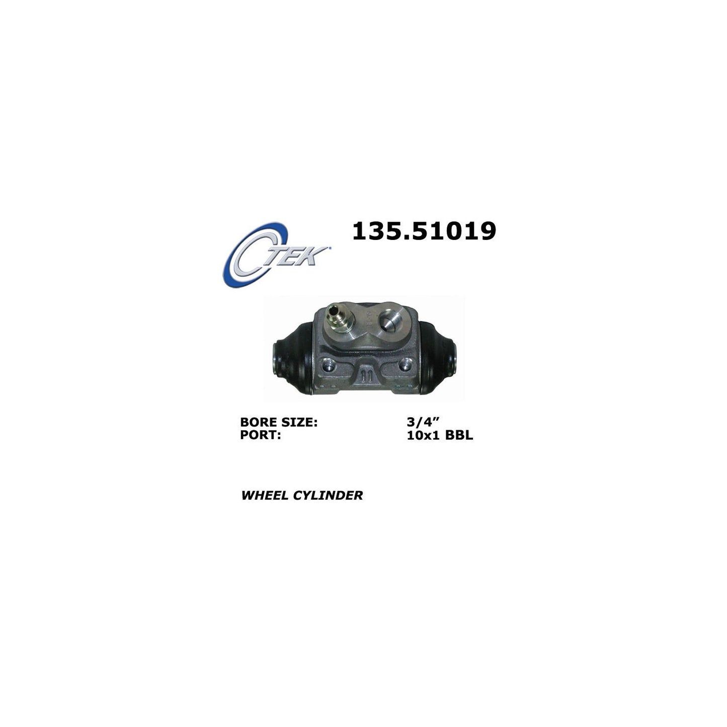 Centric Parts Drum Brake Wheel Cylinder Standard for 2003-2006 Chrysler Sebring, Dodge Stratus, Hyundai Accent, Elantra, Sonata, Kia Magentis, Optima 135.51019