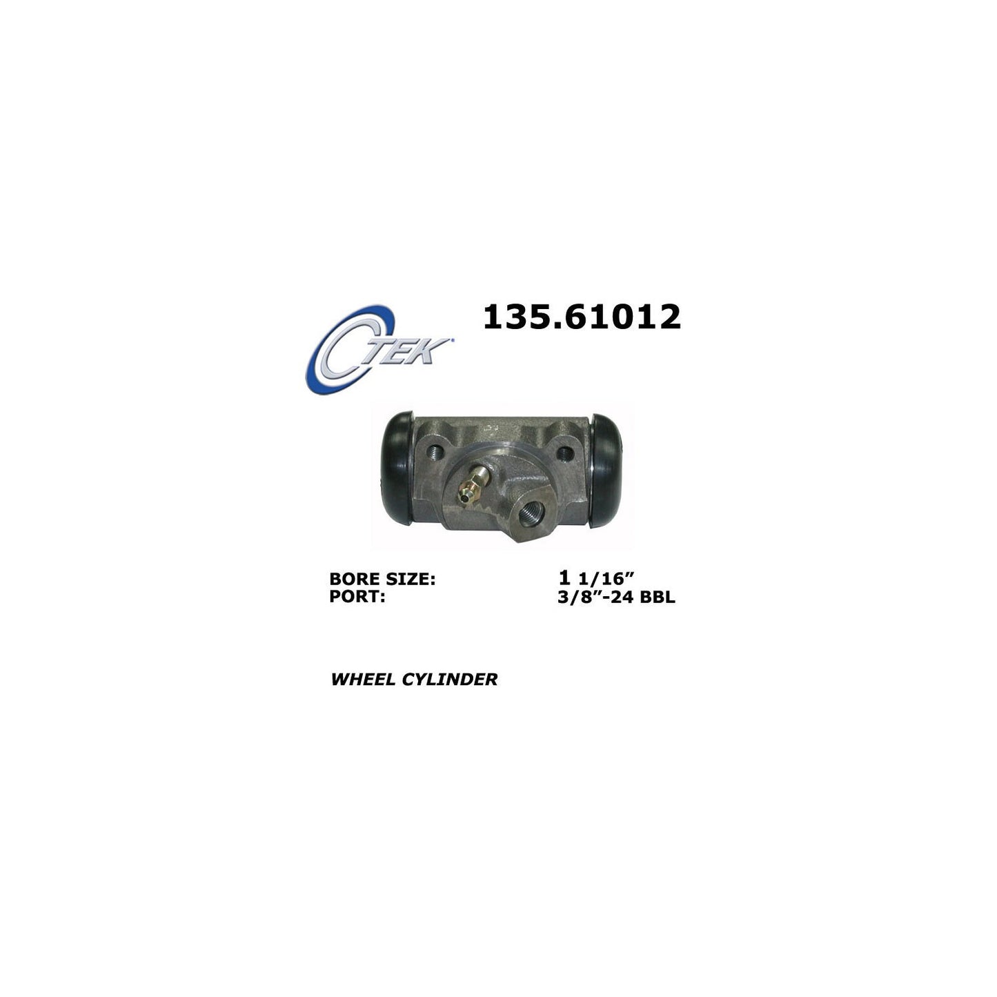 Centric Parts Drum Brake Wheel Cylinder Standard for 1965-1970 Ford Falcon, Mustang, Maverick, Ranchero, Mercury Caliente, Comet, Cyclone, Villager