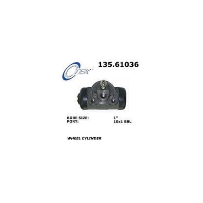 Centric Parts Drum Brake Wheel Cylinder Standard for Ford Taurus 1992-1986 Mercury Sable 1992-1986 135.61036