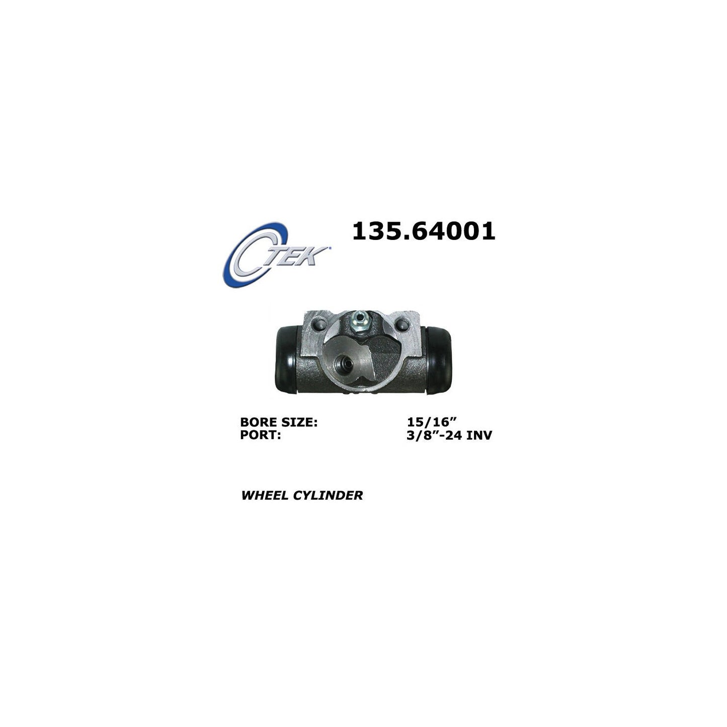 Centric Parts Drum Brake Wheel Cylinder Standard for 1974-1965 American Motors Ambassador 135.64001