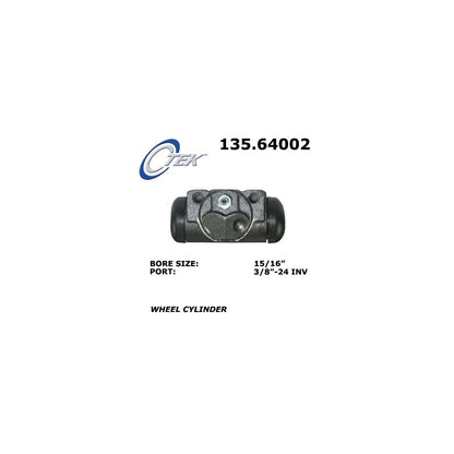 Centric Parts Drum Brake Wheel Cylinder Standard for 1965-1988 American Motors Models 135.64002