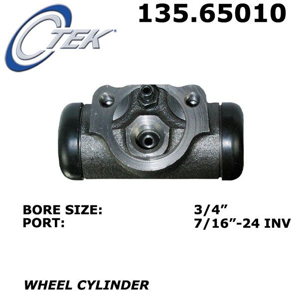 Centric Parts Drum Brake Wheel Cylinder Standard for 1986-1997 Ford Aerostar Bronco II Ranger Mazda B2300 B3000 B4000 135.65010