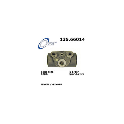 Centric Parts Drum Brake Wheel Cylinder Standard for 1986-1985 Chevrolet C10 135.66014