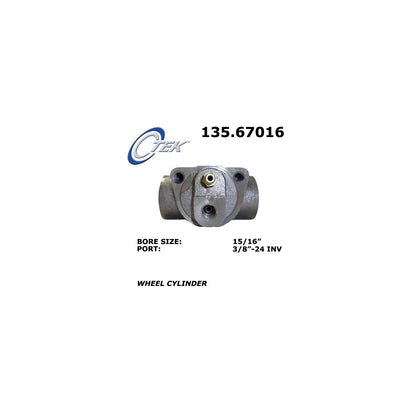 Centric Parts Drum Brake Wheel Cylinder Standard with C‑Tek for 1994-2002 Dodge Ram, Chevrolet Express, GMC Savana