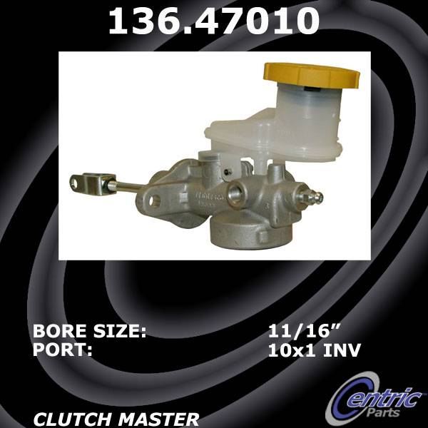 Centric Parts Clutch Master Cylinder Premium 136.47010