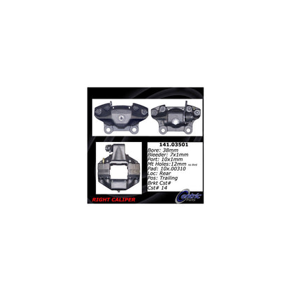 Stoptech Centric 71-85 Ferrari 308 GTB/GTS 0 Dino 246 GT/GTS Semi-Loaded Rear Right Brake Caliper 141.03501
