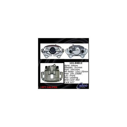 Centric Parts Disc Brake Caliper Remanufactured with Anti-Corrosion Finish 141.04012