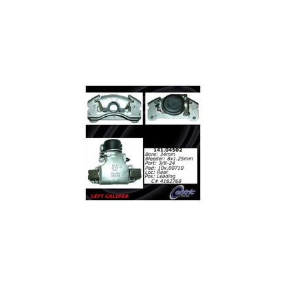 Stoptech Centric 68-83 Fiat 124 Semi-Loaded Rear Driver Side Remanufactured Brake Caliper 141.04502