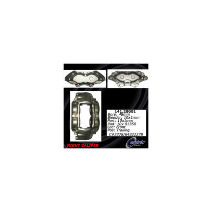 Centric Parts Semi-Loaded Brake Caliper 141.20001