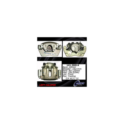 Centric Parts Semi-Loaded Brake Caliper 141.20014