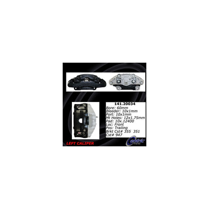 Centric Parts Semi-Loaded Brake Caliper 141.20034