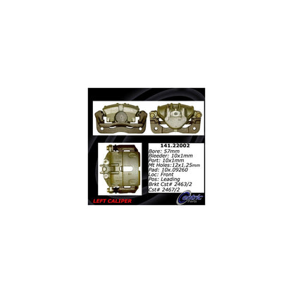 Centric Parts Semi-Loaded Brake Caliper 141.22002
