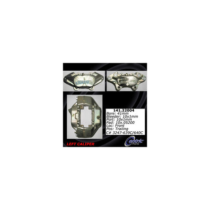 Centric Parts Disc Brake Caliper Semi-Loaded for 1990-1993 Land Rover Range Rover 141.22004