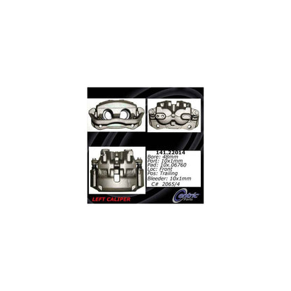 Stoptech Centric Semi-Loaded Brake Caliper - Front Left 141.22014