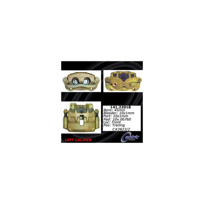 Centric Parts Disc Brake Caliper Semi-Loaded with Anti-Corrosion Finish 141.22018