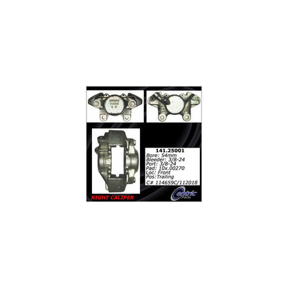 Centric Parts Disc Brake Caliper Semi-Loaded 141.25001