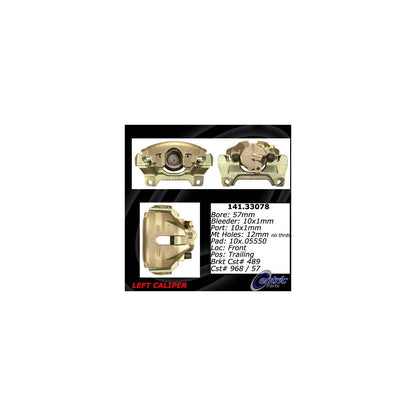 Stoptech Centric 97-98 Audi A8 / A8 Quattro Semi-Loaded Brake Caliper - Front Left 141.33078