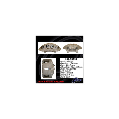 Stoptech Centric Semi-Loaded Brake Caliper - Front 141.33094