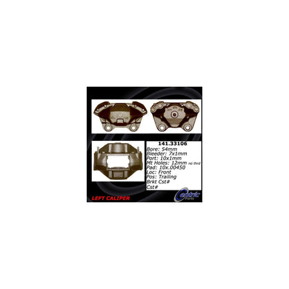 Centric Parts Disc Brake Caliper with anti-corrosion finish