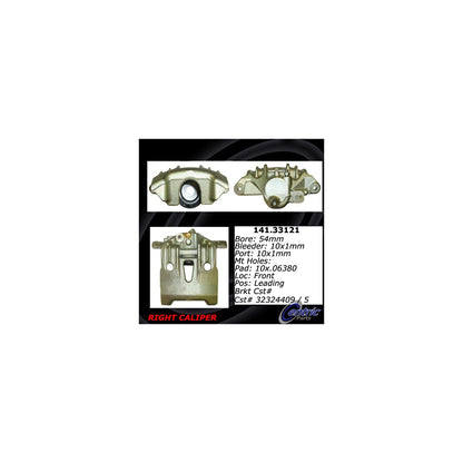 Stoptech Centric 92-97 Volkswagen EuroVan Semi-Loaded Brake Caliper - Front Right 141.33121