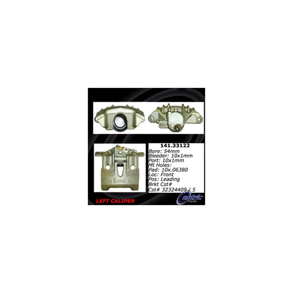 Centric Parts Disc Brake Caliper Semi-Loaded with Anti-Corrosion Finish for 1992-1999 Volkswagen EuroVan 141.33122
