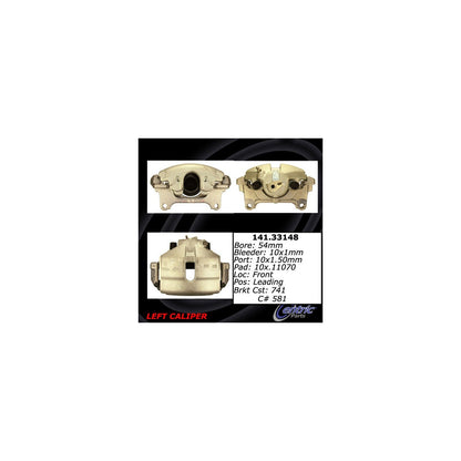 Centric Parts Disc Brake Caliper Semi-Loaded with Anti-Corrosion Finish for 2006-2009 Audi A3, 2007-2006 A3 Quattro, 2009-2008 TT, 2009 Volkswagen CC, 2011-2007 Eos, 2009-2006 GTI, 2009-2005 Jetta, 2009-2006 Passat, 2009 Passat CC, 2018 Polo 141.33148