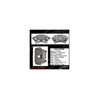 Stoptech Centric Semi-Loaded Brake Caliper - Front Left 141.33158