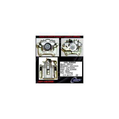 Stoptech Centric 99-02 Volkswagen Cabrio Semi-Loaded Brake Caliper - Rear Left 141.33554