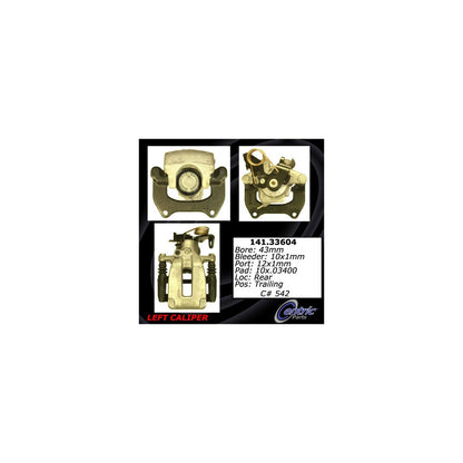 Stoptech Centric 04-05 Audi Allroad Quattro Rear Left Semi-Loaded Caliper 141.33604