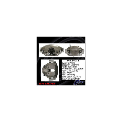 Stoptech Centric Semi-Loaded Brake Caliper - Front Left 141.34018