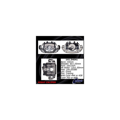 Centric Parts Disc Brake Caliper with anti-corrosion finish