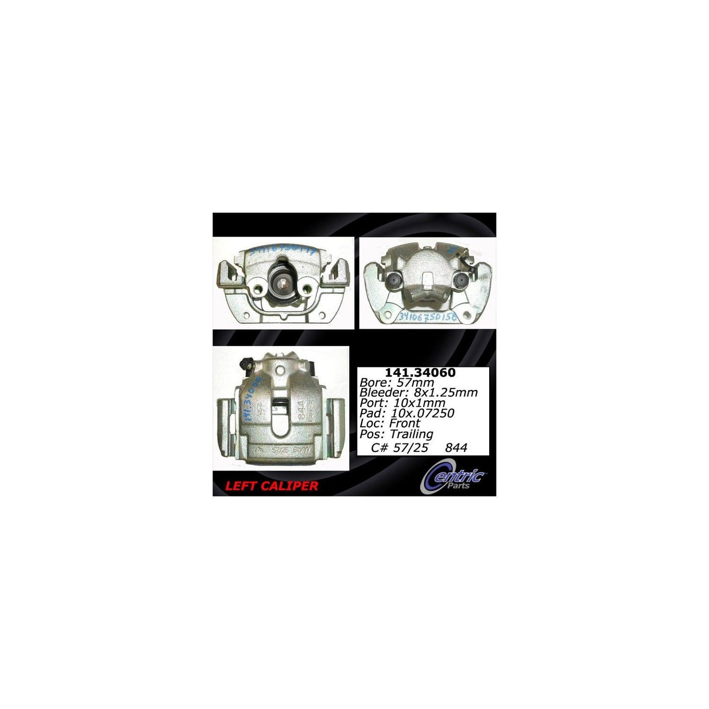 Centric Parts Disc Brake Caliper Remanufactured 141.34060