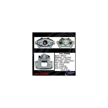 Stoptech Centric 02-08 Mini Cooper Semi Loaded Front Left Brake Caliper 141.34068