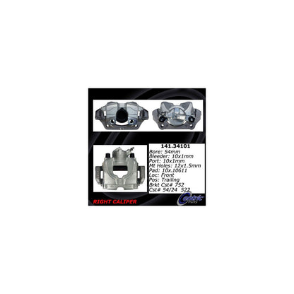 Stoptech Centric 08-13 BMW 128i Semi Loaded Front Right Caliper 141.34101