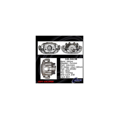 Centric Parts Semi-Loaded Brake Caliper 141.34138
