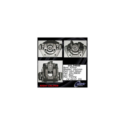 Centric Parts Disc Brake Caliper Semi-Loaded with anti-corrosion finish for 2000-2006 BMW X5 141.34509