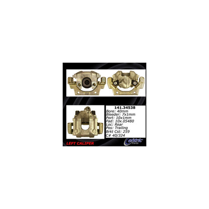 Stoptech Centric 94-97 BMW 840Ci Semi-Loaded Rear Left Brake Caliper 141.34538