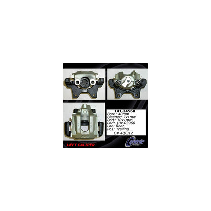 Centric Parts Semi-Loaded Disc Brake Caliper for 1998-2002 BMW Z3 141.34560