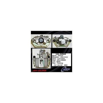 Stoptech Centric Semi-Loaded Brake Caliper - Rear Left 141.34564