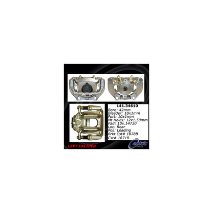 Centric Parts Semi-Loaded Brake Caliper EPB 141.34610
