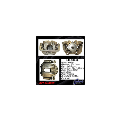 Centric Parts Semi-Loaded Brake Caliper EPB 141.34612
